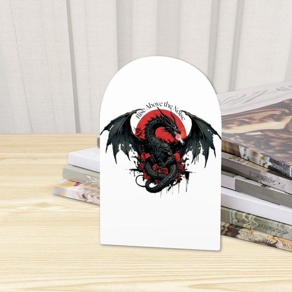 Shadow Dragon Bookends