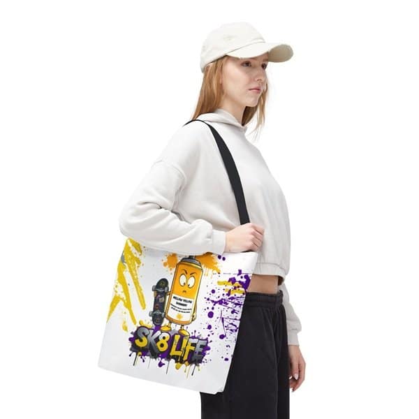 Sk8 Life Tote Bag 16x16