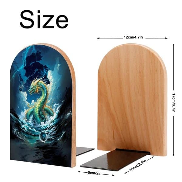 Water Dragon Bookends