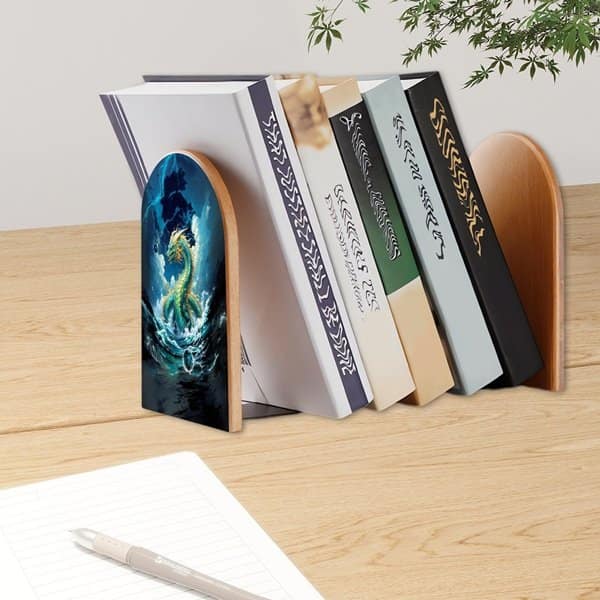 Water Dragon Bookends