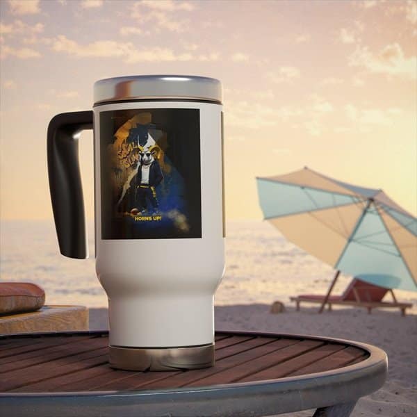 Horns Up Travel Mug Context 2