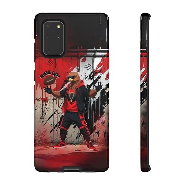 Rise Up Case Front and Side, Samsung Galaxy S20+, Glossy