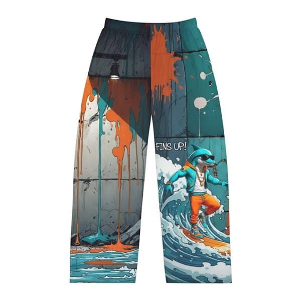 Fins Up Pajama Pants Front